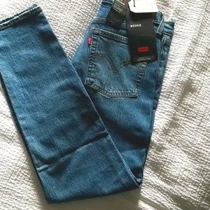Levi's Wedgie-style High Waisted Jeans